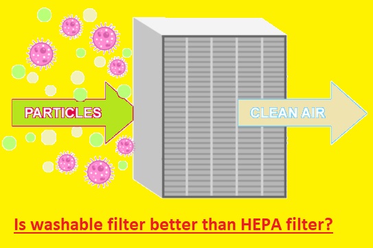 Is washable filter better than HEPA filter