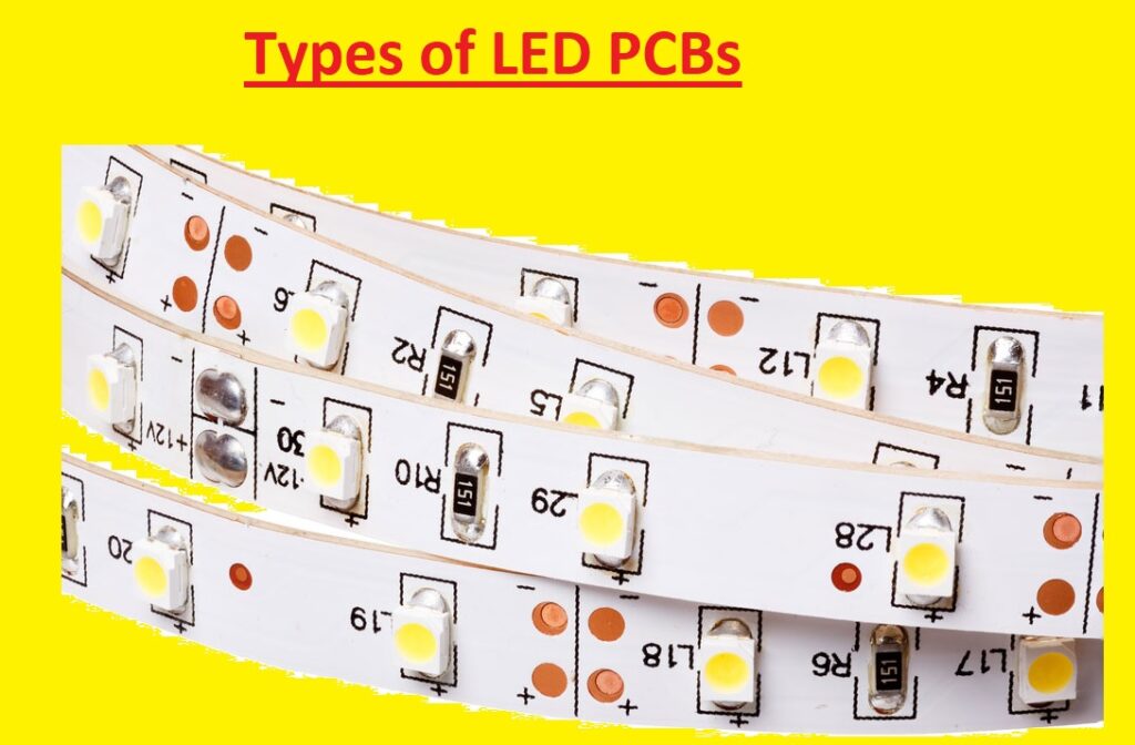 Types of LED PCBs