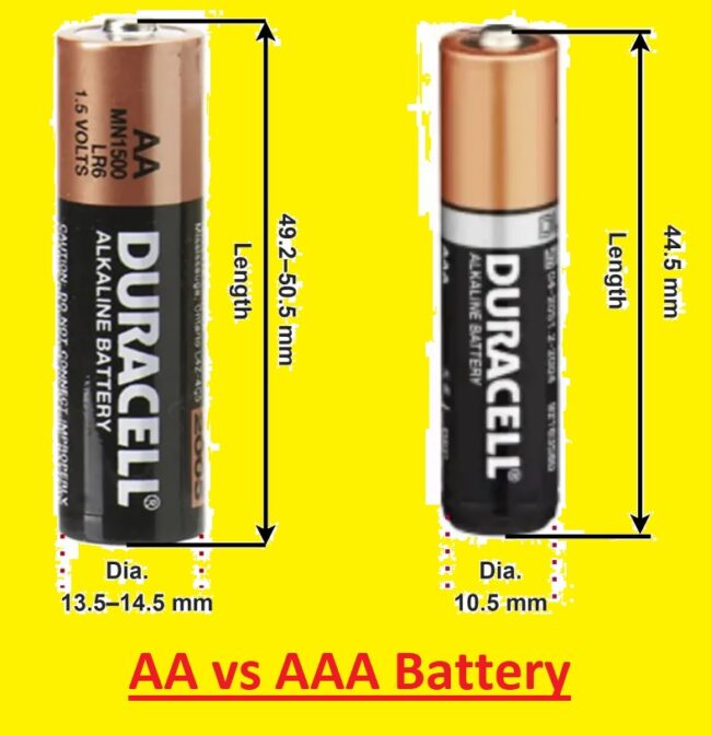 AA vs AAA Battery AA vs AAA Battery