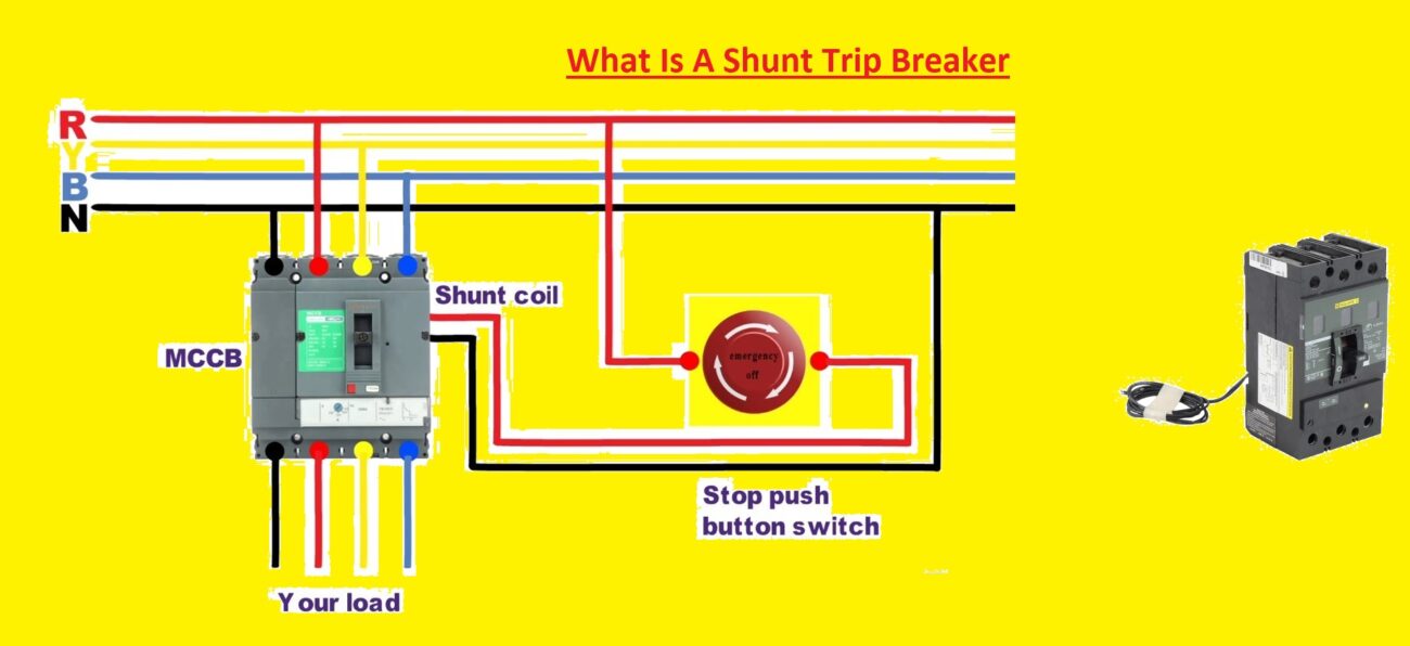 shunt trip que significa