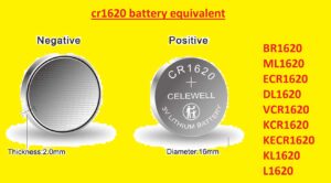 cr1620 battery equivalent