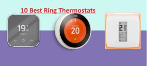 Hi readers welcome to the new post. Here we will learn 10 Best Ring Thermostats 2023 Reviews & Buying Guide In a world of fast-growing smart technology, it's no surprise that even the most basic household devices are getting a futuristic upgrade. Thermostats, once simple modules for controlling indoor temperatures, have evolved into smart and sophisticated devices that can be controlled remotely. Ring, a company famous for its innovative home automation products, has revolutionized in thermostats. In this post will discuss "10 Best Ring Thermostats of 2023,"So let's get started with Best Ring Thermostats 10 Best Ring Thermostats 2023 Reviews  Ecobee SmartThermostat with Voice Control It is a smart thermostat that has built-in Alexa and Siri voice control. We can use voice to set the temperature, set schedules, and control other smart home devices. It also has a sensor that can detect occupancy and vary the temperature accordingly. It help you to save energy and money on your heating and cooling bills.  features of the Ecobee SmartThermostat with Voice Control: Built-in Alexa and Siri voice control Occupancy sensor Smart scheduling Remote access Energy reports Works with Alexa, Google Assistant, and HomeKit The Ecobee SmartThermostat with Voice Control is the best device for anyone looking for a smart thermostat that can help save energy and money. It is easy to use and has different features that can make our home more comfortable and energy-efficient. steps on how to turn on voice control on Ecobee: Download the Ecobee app and create an account. In the app, go to Settings > Thermostats > select your thermostat > Voice Control. Choose the voice assistant you want to use (Alexa or Siri). Follow the guidelines in the app to complete the setup. When voice control is enabled, we can start using your voice to control your thermostat.  some examples of things you can say: "Alexa, set the temperature to 72 degrees." "Hey Siri, turn on the heat." "Ecobee, I'm leaving." (This will set your thermostat to Away mode.) Emerson Sensi Wi-Fi Smart Thermostat  The Emerson Sensi Wi-Fi Smart Thermostat is a famous smart thermostat that provdies different features to help you save energy and control your home's climate. Here are some of its main features are Energy savings: The Sensi thermostat is Energy Star certified, which means it has been independently tested and certified to save energy. It can help to save up to 23% on your HVAC energy costs. Remote access: We can control the Sensi thermostat from anywhere with the use of the Sensi app on your smartphone or tablet. It can adjust the temperature, make schedules, and view usage reports even when you're not home. Geofencing: it can use geofencing to automatically set the temperature when you leave or arrive home. It saves energy by keeping your home at a comfortable temperature only when you're there. Programmable scheduling: We can make custom schedules for each day of the week to make sure your home is always at an accurate temperature. Voice control: it works with Amazon Alexa, Google Assistant, and Apple HomeKit so you can control it using voice commands. Easy installation: it is made for DIY installation and comes with a step-by-step guide. Some more things to keep in mind about the Emerson Sensi Wi-Fi Smart Thermostat: It need a C-wire for installation. If our home does not have a C-wire, we can purchase an adapter. It does not have a touchscreen display. The controls are buttons and a dial. It not supported 2-stage heating or cooling. 3. SunTouch Command Touchscreen Programmable Thermostat The SunTouch Command Touchscreen Programmable Thermostat is a full-featured thermostat that is made for use with electric floor heating systems. It has a user-friendly touchscreen display, a 7-day programmable schedule, and different types of other features that make it easy to control your floor heating system. key features of the SunTouch Command Touchscreen Programmable Thermostat: User-friendly touchscreen display: The touchscreen display is easy to use and navigate. We can easily set the required temperature, program the thermostat, and check the current status of your floor heating system. 7-day programmable schedule: The 7-day programmable schedule helps us  to set different temperatures for different times of the day and days of the week. it can help to save energy by only heating your floor when you need it. SmartStart technology: SmartStart technology automatically sets the start time of your floor heating system to make sure that it has reached the required temperature by the time you wake up or come home. it can help you avoid wasting energy. Energy usage monitoring: The energy usage monitoring feature helps us track how much energy your floor heating system is using. it helps to identify areas where you can save energy. Built-in GFCI protection: The built-in GFCI protection offers added safety by avoding electrical shocks.  steps on how to program the SunTouch Command Touchscreen Programmable Thermostat: Press and hold the Program button for 1 second. Use the Up or Down arrows to cycle through each of the presets (U1*, P1, P2, P3, and P4 - see below). Press Hold/Return, or wait 15 seconds to select schedule. To vary the temperature for a day, press the Up or Down arrows to adjust the temperature. To change the time for a day, press the Left or Right arrows to adjust the time. Repeat steps 4-5 for each day of the week. Press Hold/Return to save your changes. U1 is the default schedule. P1, P2, P3, and P4 are custom schedules that you can create. Kono KN-S-AMZ-004 Wifi Enabled Smart Thermostat With the Kono KN-S-AMZ-004 Wifi Enabled Smart Thermostat, you can manage the heating and cooling of your house from any location using a smartphone or tablet. Additionally, it has geofencing, which may automatically change your thermostat's settings according to where you are.  features of the Kono KN-S-AMZ-004 Wifi Enabled Smart Thermostat: Wi-Fi connectivity: Utilize the Kono app for iOS or Android to control your thermostat from anywhere. Automated thermostat: Create up to six alternative weekday and weekend plans. Geofencing: Adapt your thermostat's settings automatically based on where you are. Away mode: When you leave the house, your thermostat should automatically reduce the temperature to conserve energy. Energy monitoring: Utilize the Kono app to monitor your energy usage and the amount you are saving. Compatible with Apple HomeKit and Alexa Alexa or Siri may be used to issue voice instructions to manage your thermostat. To connect  Kono thermostat to Wi-Fi, you will need to follow these steps: Download the Kono app for iOS or Android. Create an account and sign in to the app. Press the + sign in the top left corner of the app. Select "Connect a KONO thermostat to my account". Press Yes. Press Next. You will be taken to your phone's WiFi settings. Press the back button on your phone. Select your home WiFi network, and enter its password. Press Connect. You may use your thermostat to manage the heating and cooling in your house as soon as it is Wi-Fi connected. The Kono app also allows you to check your energy use, set up routines, and establish geofencing zones. Pros:  Wi-Fi connectivity Programmable thermostat Geofencing Away mode Energy monitoring Compatible with Alexa and Apple HomeKit Easy to set up and use Cons: Requires C-wire (some models) No remote sensor included Some users have reported connectivity issues Emerson Sensi Touch Wi-Fi Smart Thermostat It has a huge color touchscreen and is a programmable thermostat. With the help of the Sensi smartphone app, it can be operated from any location. It also functions with Apple HomeKit, Google Assistant, Amazon Alexa, and Samsung SmartThings. Additionally, it has a sensor built in to identify high or low temperatures and humidity levels, and it can warn your phone if there is a problem.  features of the Emerson Sensi Touch Wi-Fi Smart Thermostat: thermostat that can be programmed and has a big color touchscreen Wi-Fi networking allows for universal remote control. Works with Google Assistant, Apple HomeKit, Amazon Alexa, Samsung SmartThings, and Google Assistant built-in sensor to identify high temperatures and levels of humidity sends notifications to your phone in the event of an issue energy-efficient labeled Simple to install steps on how to connect your Sensi Touch thermostat to Wi-Fi: Download the Sensi mobile app from the App Store or Google Play. Create an account and sign in to the app. Tap the + sign in the top left corner of the app. Choose your thermostat model and select the option, “Yes, it is on the wall.” On the thermostat, tap Menu. Tap Wi-Fi. Tap “Set up a new network” or tap the Wi-Fi icon. In the app, you should see the Sensi network (Sensi-XXXXXX). Tap “Next.” After that, the thermostat will join your Wi-Fi network. You may use the app to operate your thermostat after it is connected. Google Nest Learning Thermostat It is a smart thermostat that automates itself to save energy after learning your routine. With the Nest app, you can manage it from any location, and it integrates with Alexa and Google Assistant so you can change the temperature with your voice. It has a gorgeous design, a large, brilliant display, and metal finishes to match any home's decor. The majority of people can install it in 30 minutes or less, and it is compatible with 95% of heating and cooling systems. It has been demonstrated to conserve energy; according to independent research, consumers may save 10% to 12% on heating expenditures and 15% on cooling bills.  It also has a different other features, such as: When you are at home or away, Home/Away Assist automatically adjusts the temperature using sensors and your phone's location. To protect your family, use Nest Protect, a smoke and carbon monoxide alarm that connects to your Nest thermostat. With Nest Aware, a paid service, you can learn more about how much energy you use and receive notifications when there are issues with your HVAC system. Pros: Saves energy Easy to use Programmable Wi-Fi enabled Works with Alexa and Google Assistant Beautiful design Compatible with most heating and cooling systems Cons: Can be expensive May not be compatible with all heating and cooling systems Requires a C wire (not all homes have one) Can be difficult to install  Amazon Smart Thermostat A Wi-Fi enabled thermostat that integrates with Alexa is the Amazon Smart Thermostat. It is ENERGY STAR certified and can help you cut your annual energy costs by $50 on average. Even if you are not a DIY enthusiast, installing it yourself is simple.  features of the Amazon Smart Thermostat: Works with Alexa: Your voice may be used to adjust the thermostat. Simply ask Alexa to do things like "Alexa, set the temperature to 72 degrees" or "Alexa, turn on the AC." ENERGY STAR certified: Because the Amazon Smart Thermostat has earned the ENERGY STAR certification, it has undergone independent testing and has been shown to be energy-efficient. Easy to install: It is simple to install the Amazon Smart Thermostat on your own. There are several online lessons accessible, and the instructions are brief and straightforward. C-wire required:A C-wire is necessary for the Amazon Smart Thermostat. The thermostat receives electricity from this common line. You might need to buy a C-wire adaptor if your house lacks a C-wire. Here are some of the things to consider when deciding if the Amazon Smart Thermostat is right for you: Do you have a C-wire? A C-wire is necessary for the Amazon Smart Thermostat. You might need to buy a C-wire adaptor if you don't have one. What type of HVAC system do you have? Only air-to-air and geothermal heat pumps are compatible with the Amazon Smart Thermostat. It is incompatible with heat pumps that have a backup gas or oil furnace, sometimes known as "dual fuel" systems. Are you comfortable installing a thermostat yourself?It is simple to install the Amazon Smart Thermostat on your own. However, you may hire a specialist to install it for you if you don't feel confident doing it yourself. Pros: Easy to install Works with Alexa ENERGY STAR certified Can save you money on your energy bills 2-year warranty Cons: Requires a C-wire May not work with all HVAC systems   Mysa Smart Thermostat Electric baseboard heaters, mini-split heat pumps, and air conditioners may all be controlled by the WiFi-capable Mysa Smart Thermostat. It is intended to be simple to install and operate, and you can use the Mysa app to control it from anywhere in the world. Numerous functions of the Mysa Smart Thermostat can reduce your energy consumption and heating and cooling costs. These qualities consist of: Away Mode: When you are away from home, this setting will automatically adjust the temperature so you don't waste energy cooling or heating an empty area. Geofencing: This function utilizes the location of your phone to identify when you are at home and when you are away, allowing Away Mode to be turned on automatically. Schedules: You may program your thermostat to change the temperature on its own at specific periods of the day or week. Manual control: The thermostat may also be manually adjusted using the app or the actual thermostat. A number of smart home systems, such as Apple HomeKit, Google Assistant, and Amazon Alexa, are compatible with the Mysa Smart Thermostat. This means you can use voice commands to manage your thermostat or integrate it with other smart home gadgets. Here are some additional details about the Mysa Smart Thermostat: Most high voltage electric heating systems, such as baseboard heaters, mini-split heat pumps, and air conditioners, are compatible with it. Its sleek, contemporary style blends well with any interior decor. Even if you are not a DIY enthusiast, it is simple to install and set up. You won't need to bother about changing the batteries frequently because of the device's lengthy battery life. There is a two-year warranty included. Honeywell T6 Pro i A programmable thermostat called the Honeywell T6 Pro may be utilized with a number of heating and cooling systems, such as heat pumps, furnaces, and air conditioners. You may build a 7-day schedule into it to set various temperatures at various periods of the day and week. Additionally, it features a geofencing function that may set the temperature when you leave or return home. Additionally WiFi-enabled, the T6 Pro may be managed via a tablet or smartphone. This entails that you may adjust the temperature, make plans, or check information on energy usage from any location.  features of the Honeywell T6 Pro: 7-day programmable schedule WiFi connectivity Geofencing Large, backlit display Easy-to-use interface ENERGY STAR® certified Pros: Easy to use 7-day programmable schedule WiFi connectivity Geofencing ENERGY STAR® certified Affordable Cons: Not compatible with all HVAC systems May not be as accurate as some other thermostats Can be difficult to install T10 Pro True wireless earbuds by Tranya with a 12mm graphene driver, Bluetooth 5.3, wireless charging, IPX7 waterproofing, and low-latency gaming mode are known as the T10 Pro. Six hues are offered: black, white, green, pink, blue, and gray.  features of the Tranya T10 Pro: 12mm graphene driver: This driver provides clear and balanced sound with deep bass. Bluetooth 5.3: This provides a stable and reliable connection with your device. Wireless charging: The charging case supports wireless charging, so you can easily charge it without having to plug it in. IPX7 waterproof: The earbuds are water and sweat resistant, so you can use them even when you're working out or running. Low-latency game mode: This mode reduces the latency between the audio and video, so you can enjoy your games without any lag. The Tranya T10 Pro's battery can last up to 8 hours on a single charge, and the charging case can charge the device an additional three times, giving it a total playback time of 24 hours. You can effortlessly control your music and calls without taking your phone out of your pocket because they also offer touch controls. Vine Wi-Fi Programmable Smart Home Thermostat Fi TJ-610E With the Vine Wi-Fi Programmable Smart house Thermostat Fi TJ-610E, you can regulate the temperature of your house from anywhere using a smartphone or tablet. You may program a 7-day, 8-period plan into it to set various temperatures for various times of day and days of the week. Additional capabilities include weather forecasting and geofencing, which may help you conserve energy by automatically lowering the thermostat before a hot or cold day. Geofencing can automatically alter the temperature when you leave or come at home. features of the Vine Wi-Fi Programmable Smart Home Thermostat Fi TJ-610E: Wi-Fi connectivity: Control your thermostat from anywhere with the Vine Thermostat app. 7-day, 8-period programmable schedule: Set different temperatures for different times of day and days of the week. Geofencing: Automatically adjust the temperature when you leave or arrive home. Weather forecasting: Help you save energy by adjusting the temperature in anticipation of a hot or cold day. Energy monitoring: Track your energy usage and see how much you can save. Voice control: Compatible with Amazon Alexa and Google Assistant. Easy installation: No C-wire required. Pros: Wi-Fi connectivity 7-day, 8-period programmable schedule Geofencing Weather forecasting Energy monitoring Voice control Easy installation Cons: No C-wire required (may require additional adapters) Some users have reported issues with the app Faqs What thermostat is best with Ring?  Although Ring doesn't produce its own thermostat, it does offer a selection of smart thermostats from other manufacturers, such as the Honeywell Home T5 Smart Thermostat and the Amazon Smart Thermostat. You may change the temperature from anywhere by using the Ring app to control these thermostats. How do I know which thermostat to buy? When selecting a thermostat, there are several things to take into account, including the kind of heating and cooling system you have, your budget, and the features you desire. The following points should be remembered:the following types of heating and cooling systems: A suitable thermostat should be chosen to work with both your heating and cooling system. * Budget: The cost of a thermostat can range from $50 to $300. Make a decision on your budget. * Features: Some thermostats are equipped with functions like geofencing, scheduling, and remote control. Choose the characteristics that are most essential to you .Which home thermostat is best? Your own requirements and tastes will determine the ideal house thermostat for you. However, some of the most well-liked and rated thermostats are as follows: Smart Honeywell Home T5 Thermostat: This thermostat is user-friendly and offers several capabilities, such as geofencing, scheduling, and remote control. * **Amazon Smart Thermostat:** This thermostat is reasonably priced and has a straightforward layout. Additionally, Alexa voice commands are supported. An example of a Nest Learning Thermostat This thermostat adapts the temperature based on what it has learned about your routines. It also has a modern appearance What brand is a quality thermostat? The market is flooded with high-quality thermostat brands, such as Honeywell, Ecobee, and Nest. Find a company that has a solid reputation and delivers the qualities you're looking for by doing some research. What is the most commonly used thermostat? The programmable thermostat is the one that is used the most frequently. You can set various temperatures at various times of the day with this kind of thermostat, which can help you conserve electricity. What temperature thermostat is best? Your degree of personal comfort will determine the ideal thermostat setting for you. Setting your thermostat to 72 degrees Fahrenheit during the day and 68 degrees Fahrenheit at night is a decent general rule of thumb. Is thermostat better than AC? Although a thermostat cannot replace air conditioning, it can help you conserve energy by more effectively managing the temperature in your house. Does a better thermostat make a difference? Yes, your energy expenses might be affected by a smarter thermostat. By automatically lowering the temperature when you leave the house, a thermostat with scheduling and geofencing functions can help you conserve energy. Is a higher temp thermostat better? No, a thermostat with a higher temperature is not better. In actuality, raising your thermostat too high will raise your energy costs. Setting your thermostat to 72 degrees during the day and 68 degrees at night is a decent general rule of thumb. What is the most effective way to use a thermostat? The best method to operate a thermostat is to leave it at one temperature and refrain from making frequent adjustments. Additionally, you may employ functions like geofencing and scheduling to aid in energy conservation. Is a lower thermostat better? Yes, your energy expenses will benefit with a lower thermostat. The thermostat should be adjusted at a temperature that you are comfortable with, though. Which thermostat controls temperature with more accuracy? Thermostats with digital sensors are the most precise. Compared to analog sensors, these sensors can monitor temperature more precisely. Which thermometer is more reliable? Regularly calibrated thermometers are the most trustworthy. A thermometer with an integrated hygrometer will also measure the humidity in your house. Does ring have thermostat control? No, Ring doesn't have control over the thermostat. It does, however, provide a selection of smart thermostats from various manufacturers that can be managed via the Ring app. 10 Best Ring Thermostats 2023 Reviews & Buying Guide