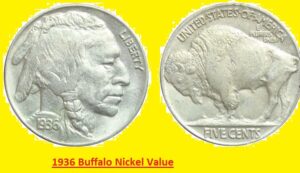 1936 Buffalo Nickel Value 