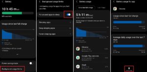 How does screen timeout affect battery life