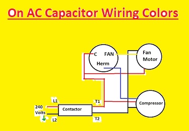 On AC Capacitor Wiring Colors 