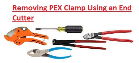 Removing PEX Clamp Using an End Cutter