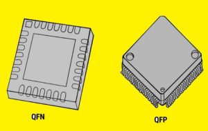What is the difference between QFN and QFP