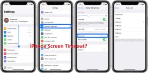 iPhone Screen Timeout