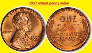 1957 wheat penny value