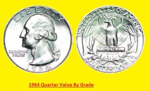 1964 Quarter Value By Grade