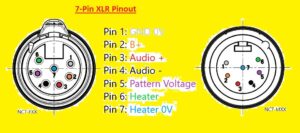 7-Pin XLR Pinout