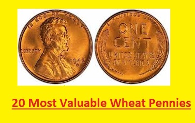 20 Most Valuable Wheat Pennies