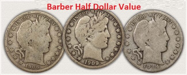 Barber Half Dollar Value