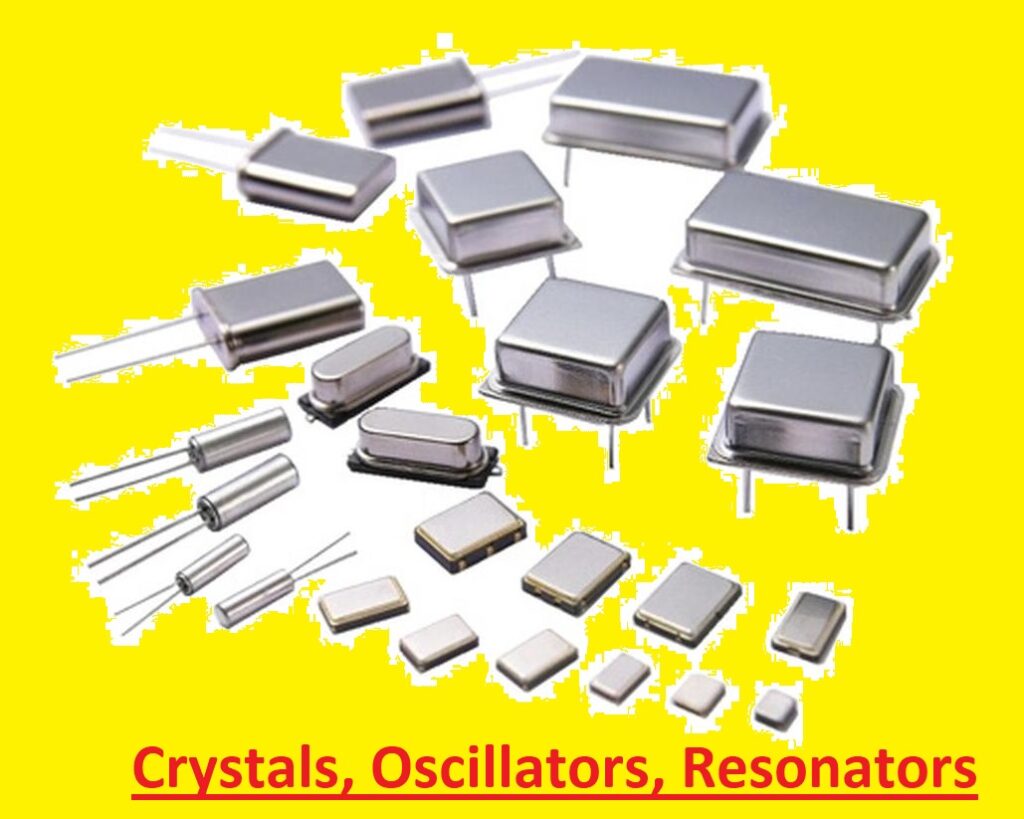 Crystals, Oscillators, Resonators