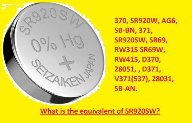 What is the equivalent of SR920SW