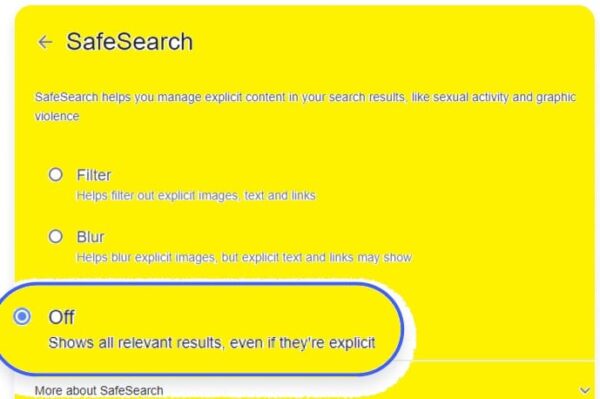 How to Turn On Safesearch - Step by Step Guide - The Engineering Knowledge