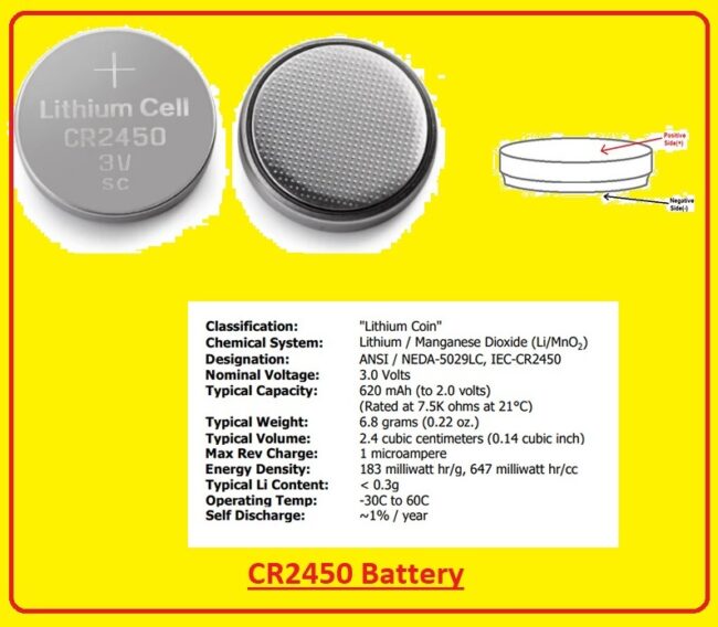 CR2450 Battery CR2450 Battery
