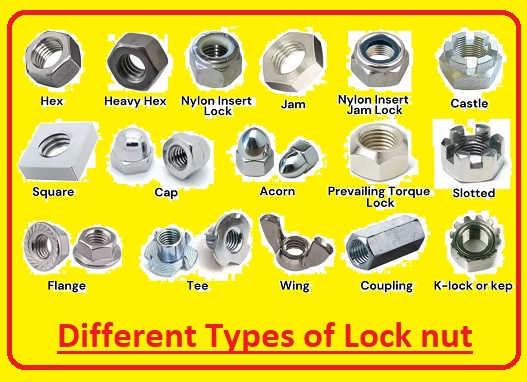 Different Types of Lock nut