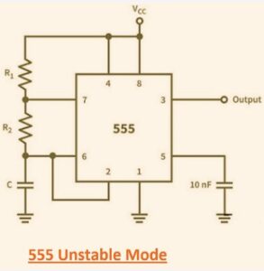 NE555N Timer: Pinout, Features, Datasheet, and Schematic Diagram - The ...
