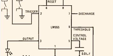 Bistable Mode of NE555N Timer