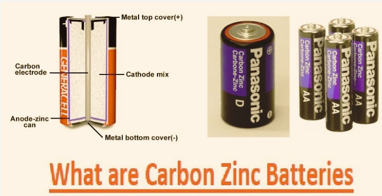 What are carbon zinc batteries