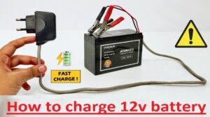 How to charge 12v battery