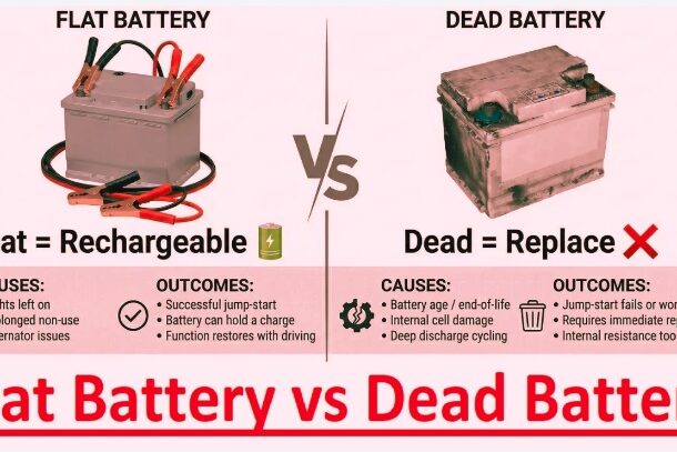 Flat Battery vs Dead Battery