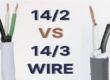 14 2 and 14 3 Wire