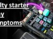 Faulty starter relay Symptoms