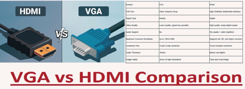 VGA vs HDMI Comparison