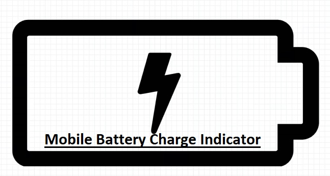 Mobile Battery Charge Indicator