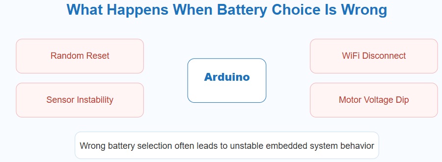 battery wrong choice
