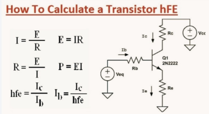 How To Calculate a Transistor hFE