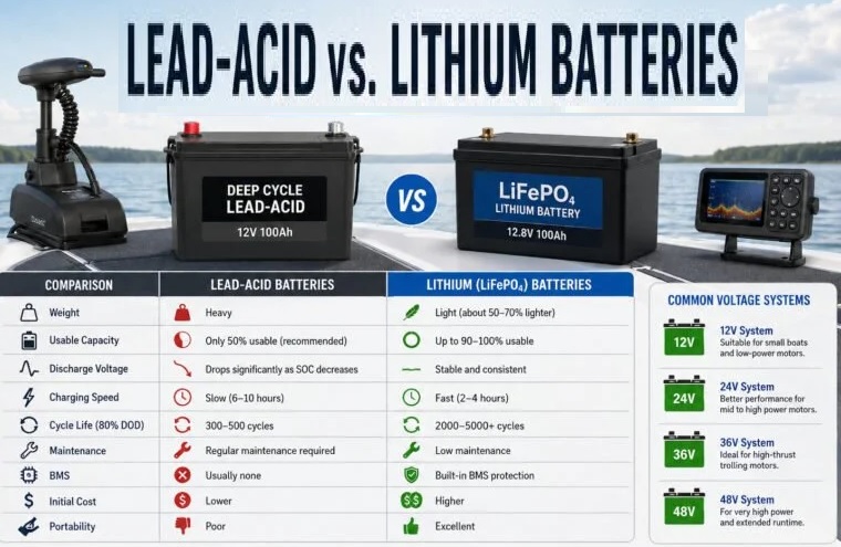 36V Lithium Battery vs Lead-Acid