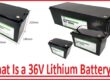What Is a 36V Lithium Battery